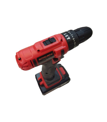 دریل شارژی رویال مکس ROYALMAX  مدل HAMMER دو باتری