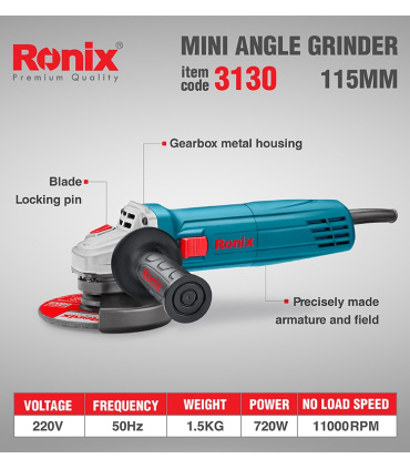 خرید و قیمت مینی فرز 720 وات رونیکس RONIX مدل 3130