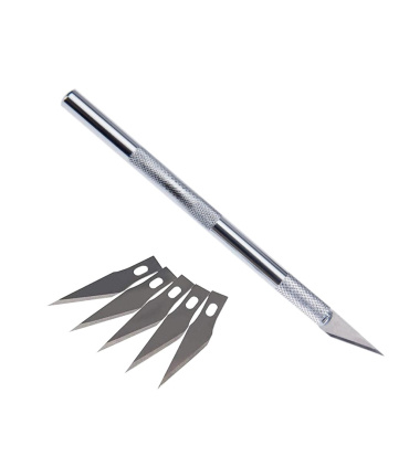 کاتر قلمی ریلایف RELIFE مدل  RL-101E همراه با 6 عدد تیغ یدک