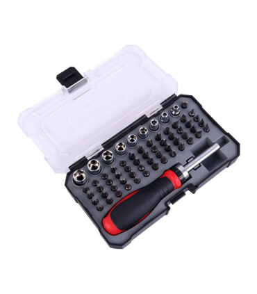 ست پیچ گوشتی جغجغه ای و سری بکس ۶۳ عددی رونیکس Ronix مدل RH-2716