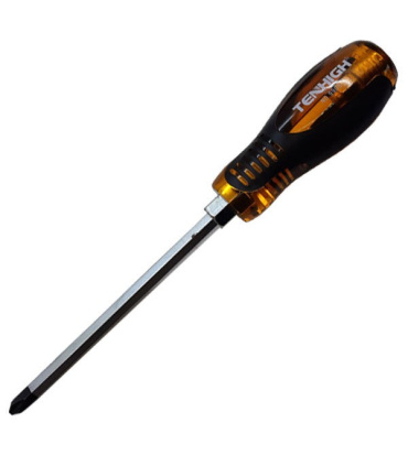 پیچ گوشتی 150*6 ضربه و آچار خور چهار سو TENHIGH مدل 9908