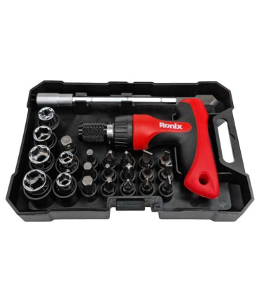 مجموعه 24 عددی پیچ گوشتی جغجغه ای و سری بکس رونیکس RONIX مدل RH-2715
