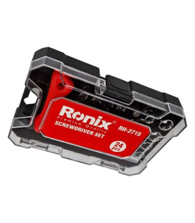 مجموعه 24 عددی پیچ گوشتی جغجغه ای و سری بکس رونیکس RONIX مدل RH-2715