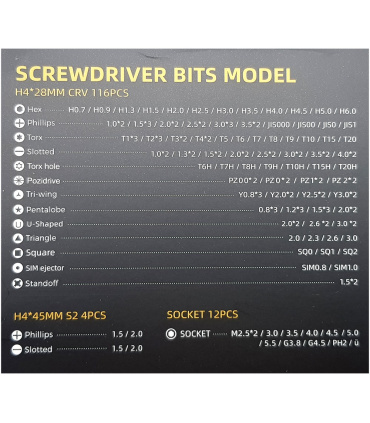 ست پیچ گوشتی همه کاره JM-8183