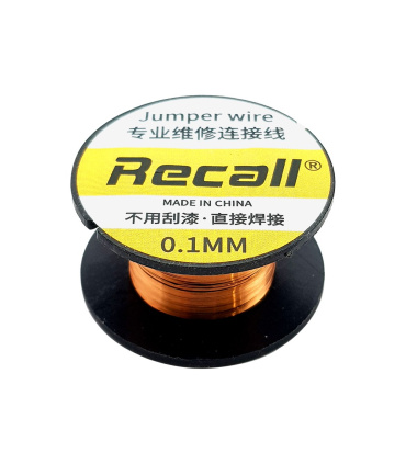 سیم مسی لاکی 0.1mm قرقره 10متری