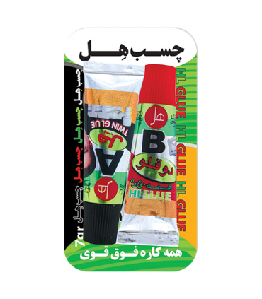 چسب دوقلو هل مدل فولاد اکونومی  EC-F7TBOX حجم 7 میلی لیتر