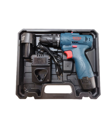 دریل پیچ گوشتی شارژی 12 ولت دوباتری باس BOSS