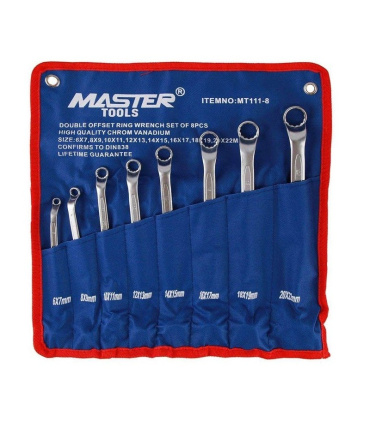 مجموعه 8 عددی آچار دو سر رینگی مستر تولز MASTER مدل MT111-8