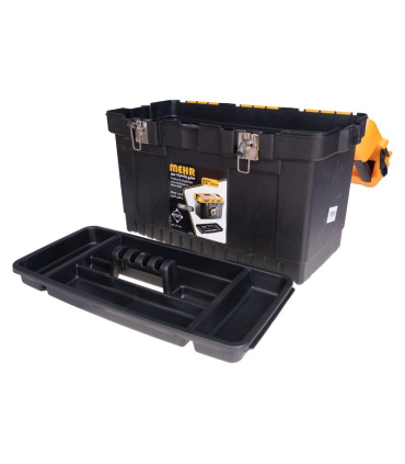 جعبه ابزار بلند قفل فلزی مهر پلاستیک MEHR مدل JMT-22 سایز 22 اینچ