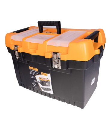 جعبه ابزار بلند قفل فلزی مهر پلاستیک MEHR مدل JMT-22 سایز 22 اینچ