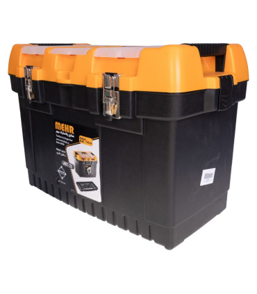 جعبه ابزار بلند قفل فلزی مهر پلاستیک MEHR مدل JMT-22 سایز 22 اینچ
