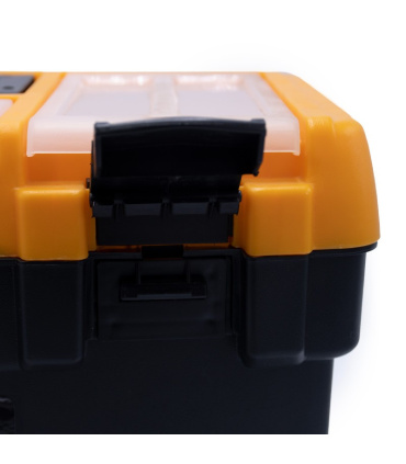 جعبه ابزار بلند قفل پلاستیکی مهر پلاستیک MEHR مدل JPT-16 سایز 16 اینچ