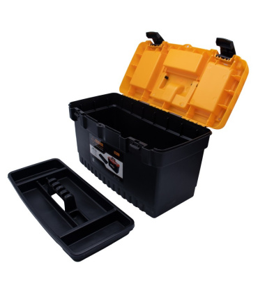 جعبه ابزار بلند قفل پلاستیکی مهر پلاستیک MEHR مدل JPT-16 سایز 16 اینچ