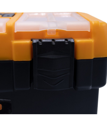 جعبه ابزار بلند قفل پلاستیکی مهر پلاستیک MEHR مدل JPT-16 سایز 16 اینچ