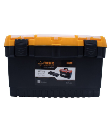 جعبه ابزار بلند قفل پلاستیکی مهر پلاستیک MEHR مدل JPT-16 سایز 16 اینچ