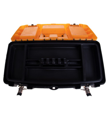 جعبه ابزار بلند قفل فلزی مهر پلاستیک MEHR مدل JMT-16 سایز 16 اینچ