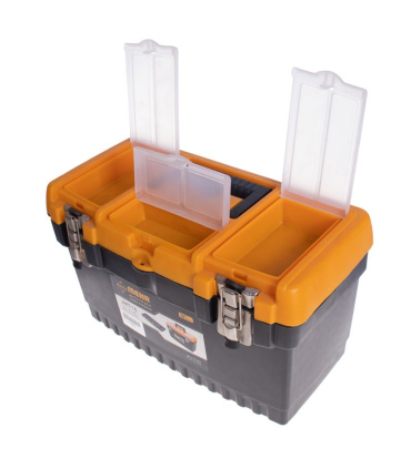 جعبه ابزار بلند قفل فلزی مهر پلاستیک MEHR مدل JMT-16 سایز 16 اینچ