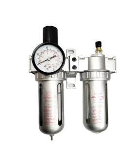 واحد مراقبت و تنظیم فشار دو قلو کمپرسور 1/2 ( رطوبت گیر و روغنکاری ) تاپکس TOPEX مدل 804