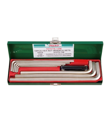 ست آلن 15 عددی هنس HANS مدل 16767B-15M