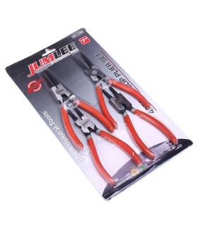 ست4 عدد انبر خار باز کن سر صاف و سر کج JUMLEE مدل NO:1708