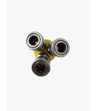 کوپلینگ 1/4 اینچ سه راهی اتصال باد پاکا PAKA