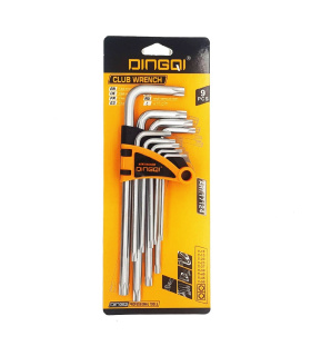 ست آلن بلند ستاره  9 عددی رو کارتی دینگی DINGQI مدل ART17124