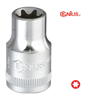 بکس E ای کوتاه سایز E22 درایو 1/2 جنیوس GENIUS مدل 454522