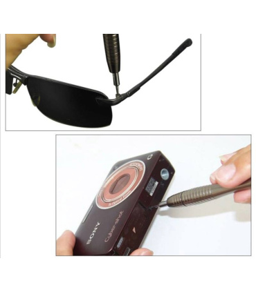 ست  پیچ گوشتی 25 عددی تعمیر موبایل با کیف چرمی مدل 25PCS