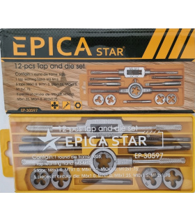 ست 12 عددی حدیده و قلاویز دستی اپیکا EPICA STAR