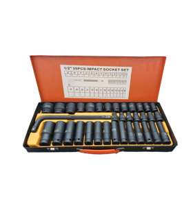 جعبه باز :جعبه بکس 35 پارچه فشار قوی بلند و کوتاه درایو 1/2 دانگیت DONGATE