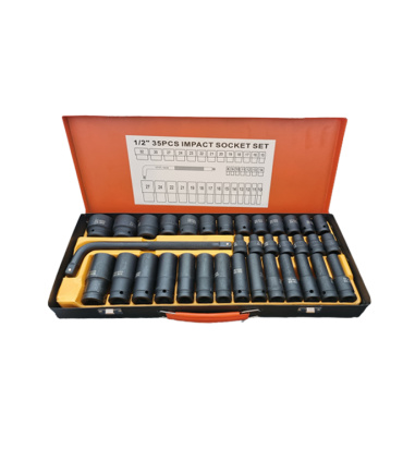 جعبه باز :جعبه بکس 35 پارچه فشار قوی بلند و کوتاه درایو 1/2 دانگیت DONGATE