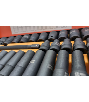 جعبه باز :جعبه بکس 35 پارچه فشار قوی بلند و کوتاه درایو 1/2 دانگیت DONGATE