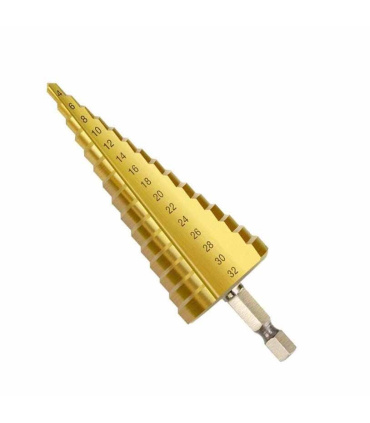 مته مخروطی پله ای 4تا32 جنس HSS برند AOQ