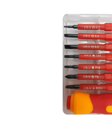 ست پیچ گوشتی عایق  8 عددی جولی 500 ولت مدل DG-1