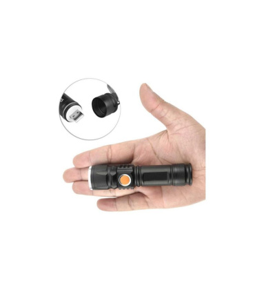 چراغ قوه شارژی پلیسی USB مدل ST-AZ