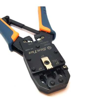 آچار پرس سرسوکت شبکه و تلفن سانتوس SANTUS مدل ST468K