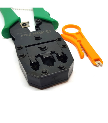 آچار پرس سرسوکت شبکه و تلفن سانتول SANTUS مدل ST468B