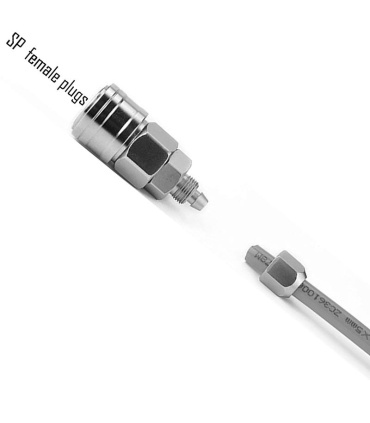 کوپلینگ نری و مادگی مخصوص شیلنگ های فنری سایز 8*12