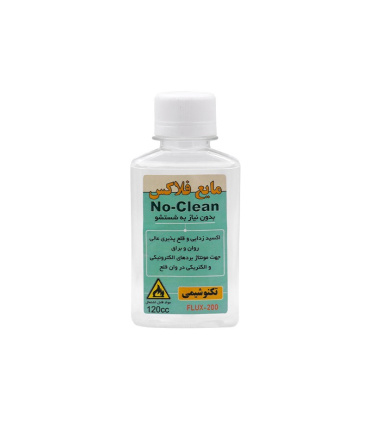 مایع فلاکس بدون نیاز به شستشو ( No-Clean ) 120cc تکنوشیمی