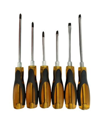 ست پیچ گوشتی 6 عددی ضربه و آچار خور  XZ TOOLS