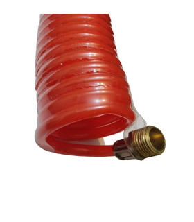 شیلنگ باد فنری 5 متری سایز  6*4 ( شلنگ داخل کابین ) دیانکو