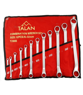 آچار 12 عددی دو سر رینگی  6تا32 تالان TALAN مدل T2808 طرح الورا