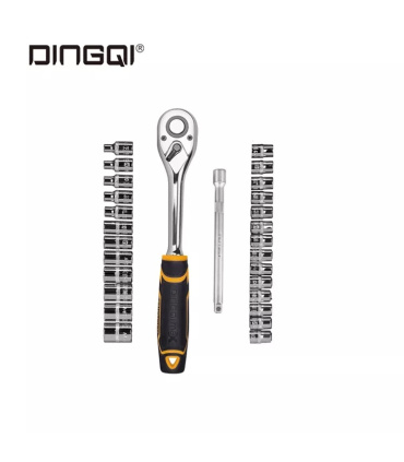 ست بکس ریلی هواگیری 28 پارچه درایو 1/4 دینگی DINGQI مدل 14053