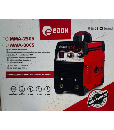 دستگاه جوش اینورتر صنعتی 300 آمپر ادون EDON مدل MMA-300S سری جدید 2023