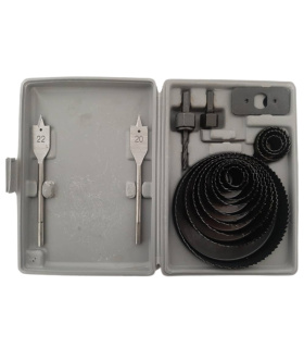 ست 19 عددی مته و گرد بر چوب گلدمون GOLDMOON مدل SCW-FG