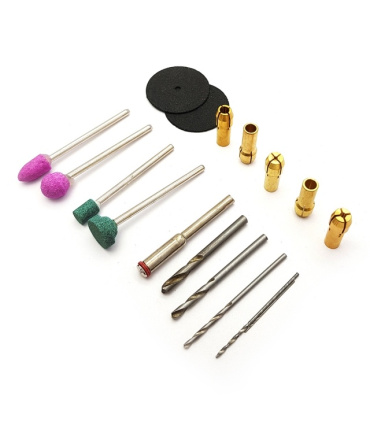 ست مینی دریل و فرز الکترونیکی با لوازم دیتک DTEC مدل P500-1