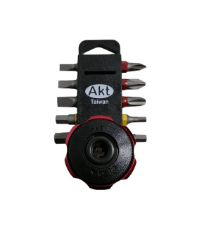 مجموعه11عددی سری پیچ گوشتی و جغجغه مشتی آ-کرافت AKT مدل BTS11PR