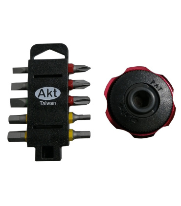 مجموعه11عددی سری پیچ گوشتی و جغجغه مشتی آ-کرافت AKT مدل BTS11PR