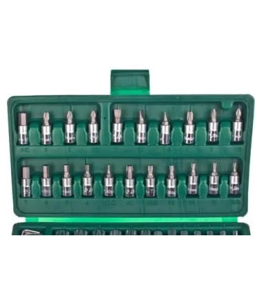 جعبه بکس 46 پارچه هواگیری حرفه ای درایو 1/4 هنس HANS مدل 2646MB