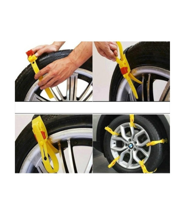 زنجیر چرخ کمری ژله‌ای 10 عددی دندانه فلزی با کیف و لوازم A.S.A سایز 13-14-15-16 چینی